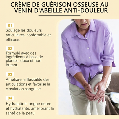 Crème apaisante au venin d’abeille et à l’arnica