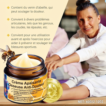 Crème apaisante au venin d’abeille et à l’arnica