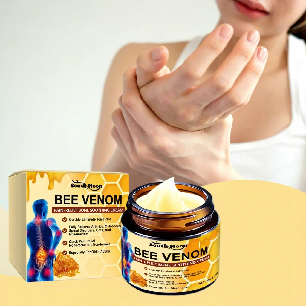 Crème apaisante au venin d’abeille et à l’arnica